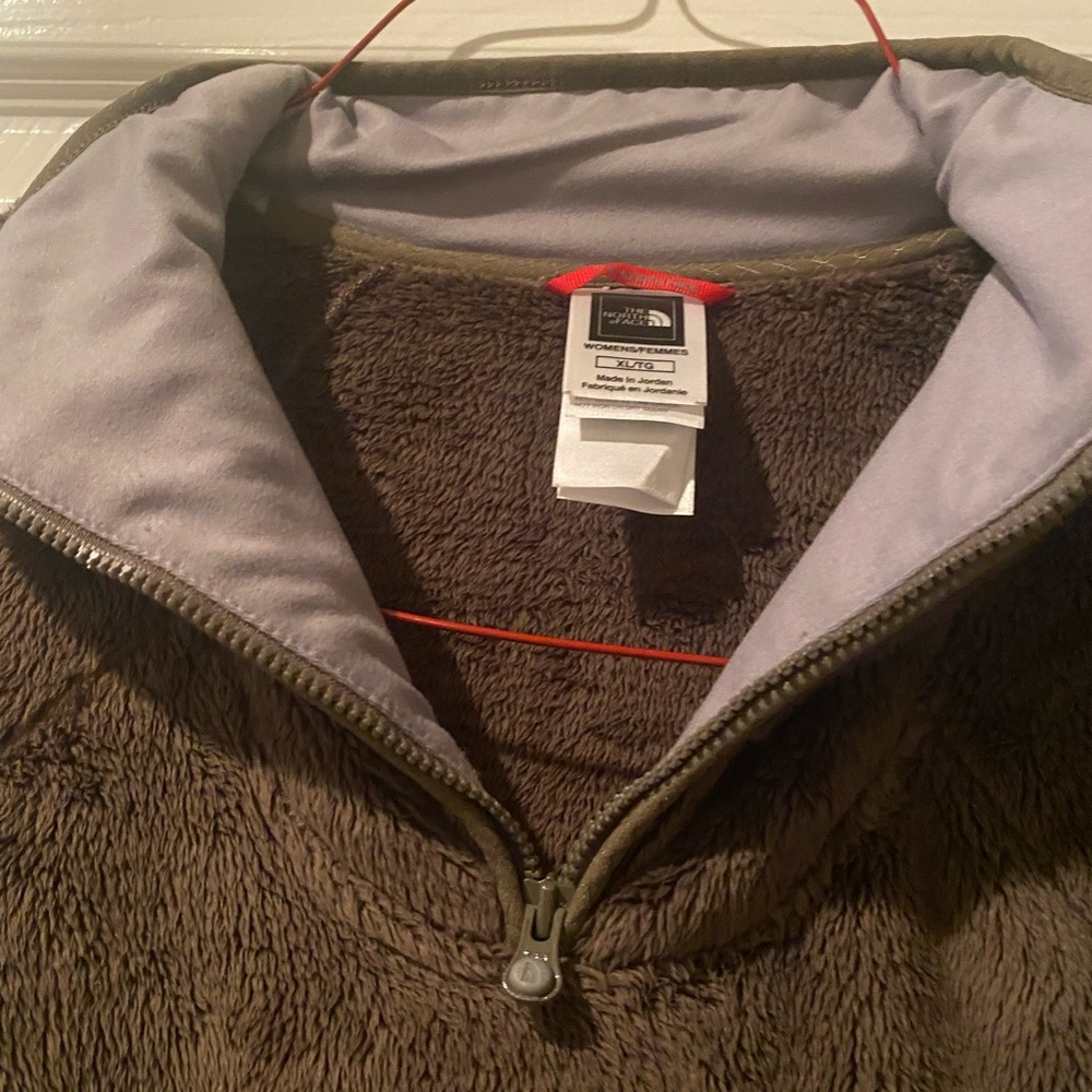 Ladies North-face Fleece pullover XL